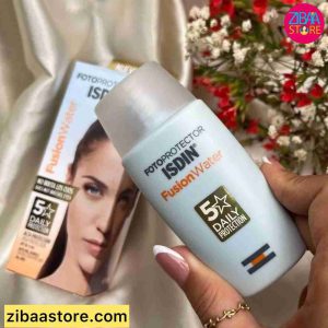 ضد آفتاب بی رنگ فیوژن واتر ایزدین spf 50