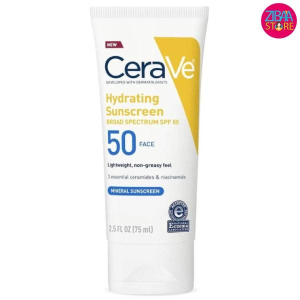 12 کرم ضد آفتاب سراوی spf 50 حجم ۷۵ میل