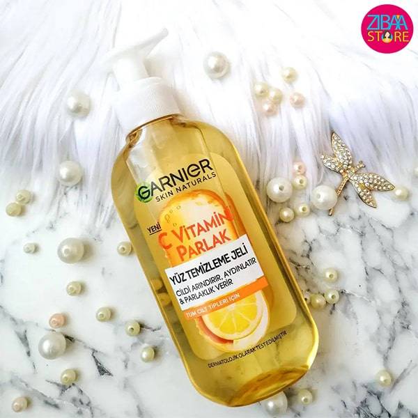 ژل شستشوی صورت گارنیه مدل Vitamin C حجم 200 میلی لیتر