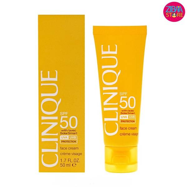 ضد آفتاب و ضدچروک SPF50 کلینیک اصل بی رنگ