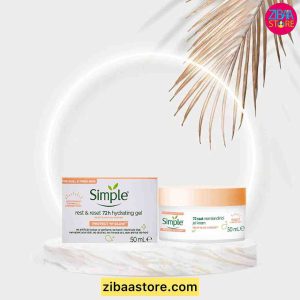 ژل کرم آبرسان 72 ساعته سیمپل