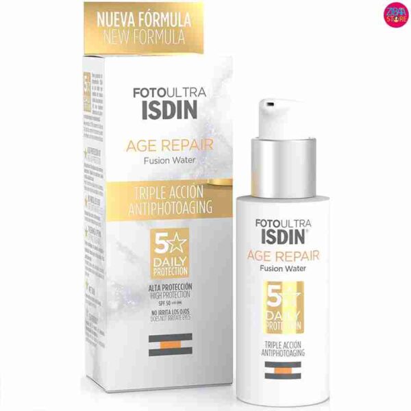 ضد آفتاب age repair فیوژن واتر ایزدین مدل بی رنگ