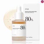 آمپول تسکین دهنده و مرطوب کننده آنوا حاوی عصاره هوتونیا کوردتا Anua Heartleaf 80% Moisture Soothing Ampoule 30ml