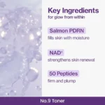 تونر NAD+ و PDRN شماره 9 نامبوزین اصل