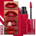 رژ لب مایع براق میبلین مدل Super Stay Vinyl Ink شماره 50 WICKED