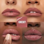 رژ لب مایع براق میبلین سوپر استی مدل VINYL INK شماره 35 رنگ CHEEKY